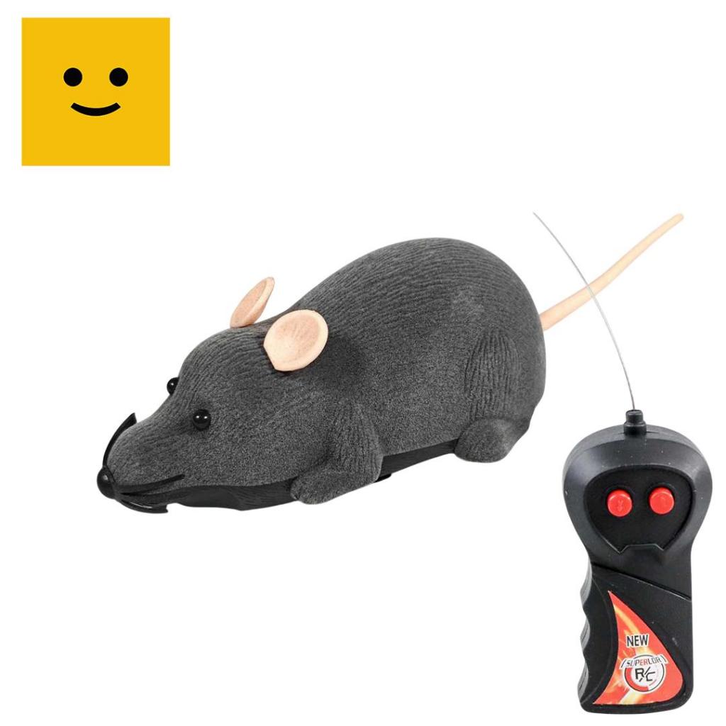 TOBBIES Mainan Tikus Mini Remote Control RC Mice Prank Mainan Kucing
