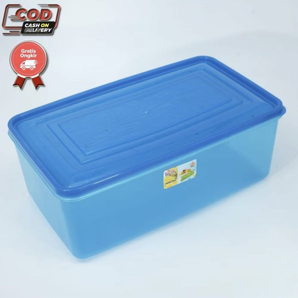 Food Box 1800ml plastik / kotak makan 1800ml / Box makanan / toples platik 1800ml KS010