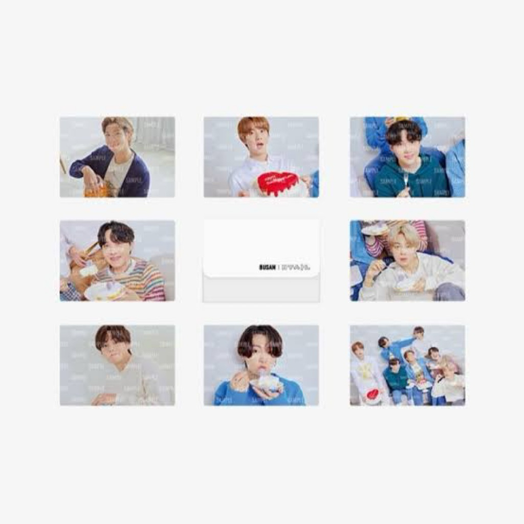 BTS Mini Photo Card. Original BTS Yet To Come. Official Merchandise