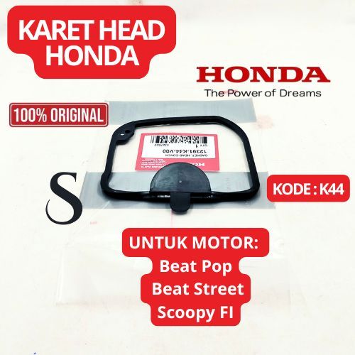 KARET HEAD/GASKET HEAD KODE-K44 ASLI 100% HONDA Scoopy FI Spacy Beat Street ESP ECO 2013-2019