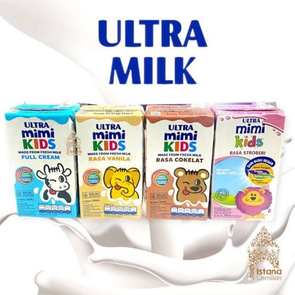 

susu UHT ultra mimi kids 125ml (karton)