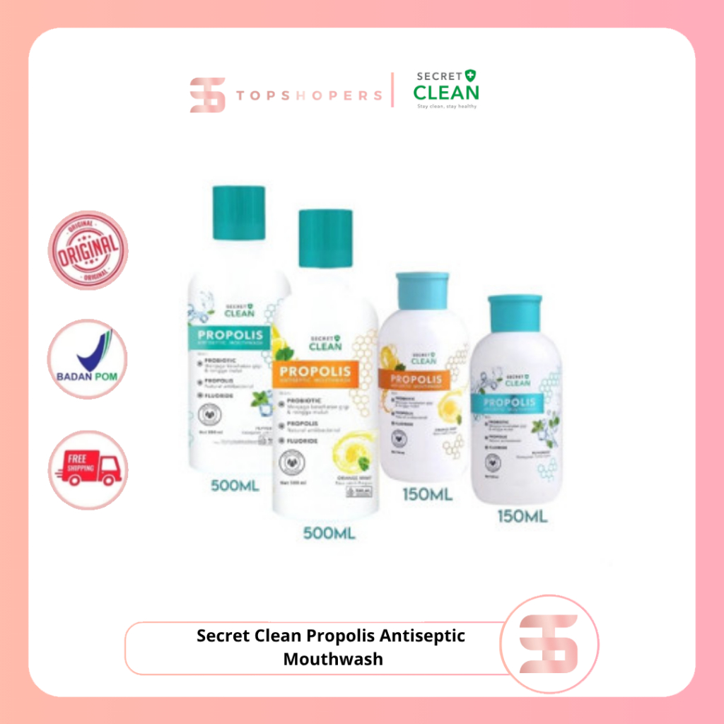 Secret Clean Propolis Antiseptic Mouthwash