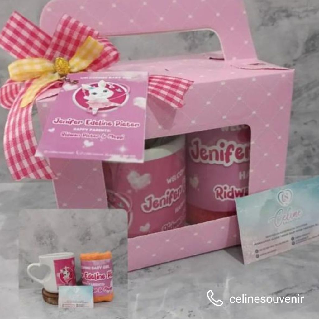 

(25lbr) Paperbox mug&handuk/16*10*13/onlybox