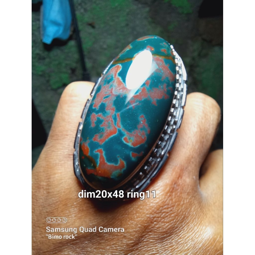 cincin batu akik jumbo nogosui Klawing dim 20x48 ring11