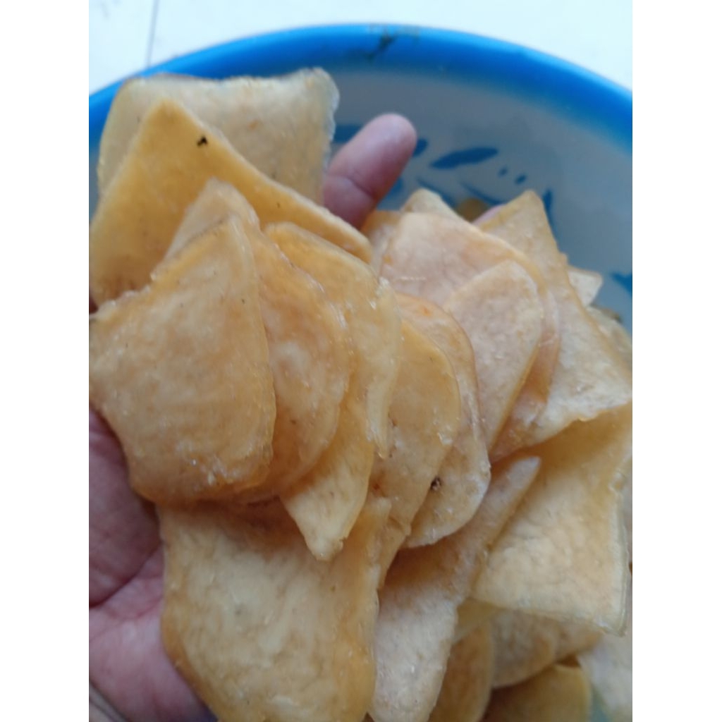 

Forcysn Kerupuk Udang Besar Cocok Buat Hajatan Langsung Goreng 250 Gram