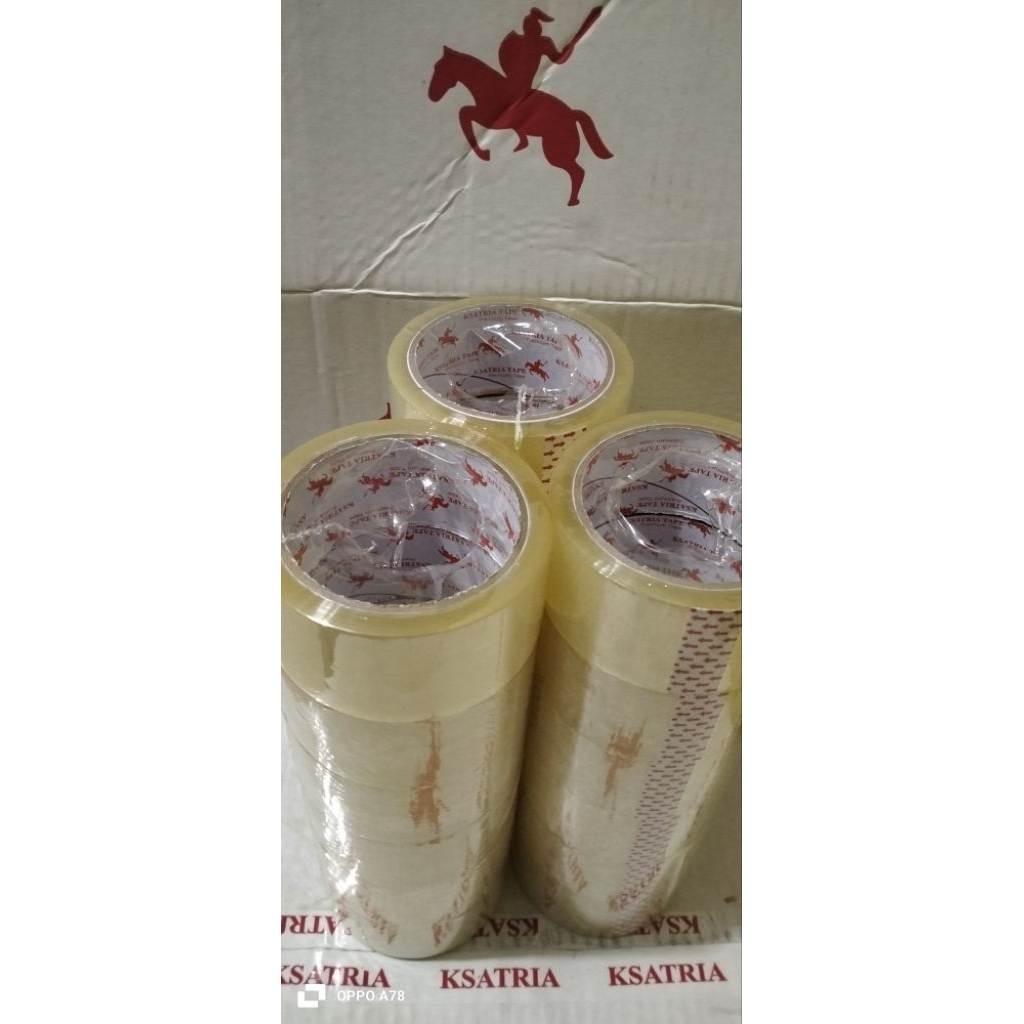 

LAKBAN Bening/Coklat Besar Tebal 1 slop 6 pcs#lakban Tebal 45x60 YARD #solasi packing#lakban packing #lakban kuat #solasi kuat #