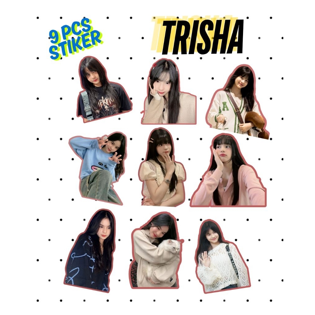 

[ISI 9] Stiker JKT48 TRISHA Waterproof Vinyl Doff – Kualitas Premium
