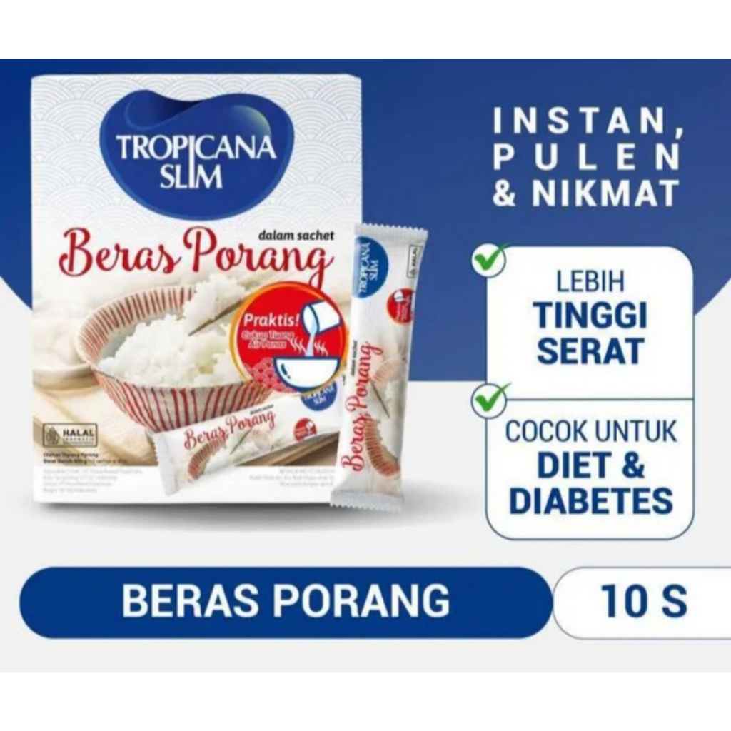 

Tropicana Slim Beras Porang 10 Sachet @40gr