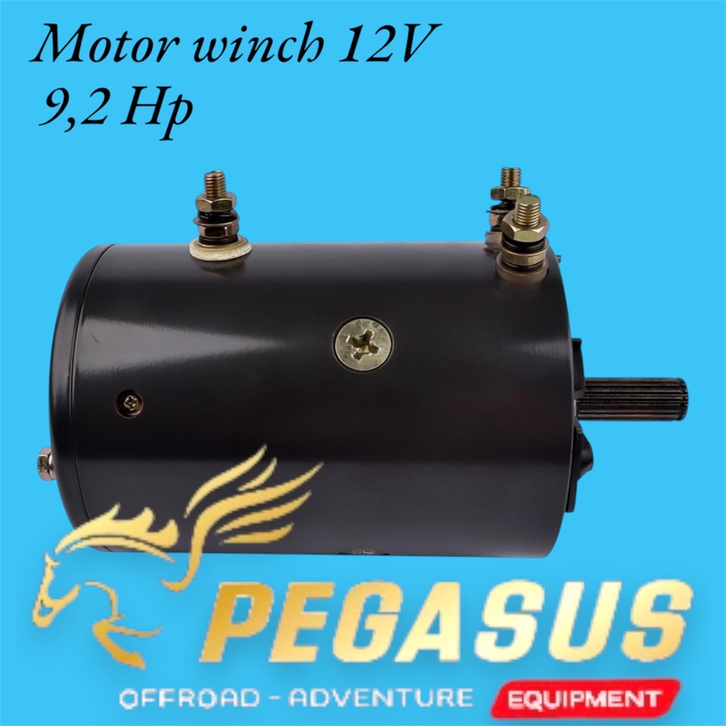 Motor Dinamo Winch 9,2hp 12V Pnp dengan winch warn 8274