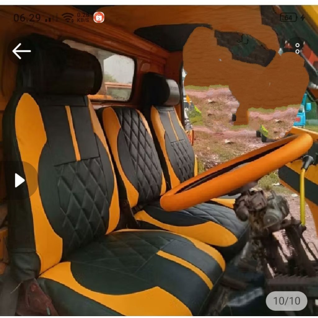 Cod Sarung Jok/Cover Jok mobil fuso Vareasi