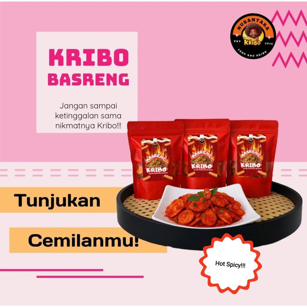 

BASRENG KRIBO - BASO GORENG KRIBO HOT SPICY 65Gram