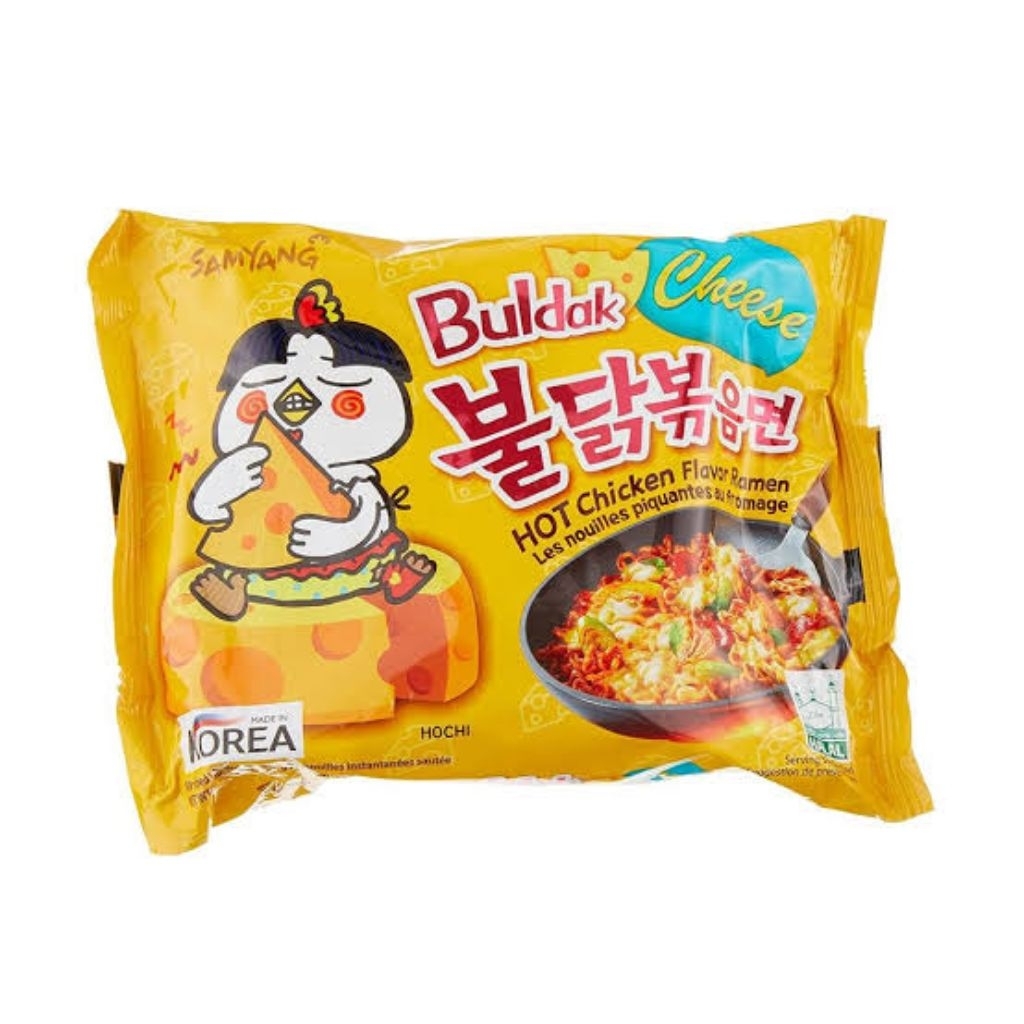 

Samyang Buldak Cheese Hot Chicken Flavor Noodles 140 gr