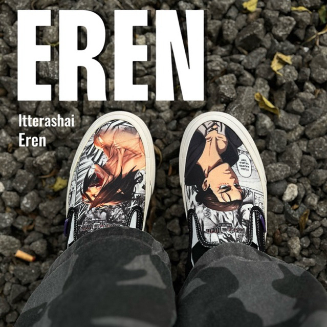 SEVENCA SEPATU SERI AOT “EREN YEAGER” HIGH