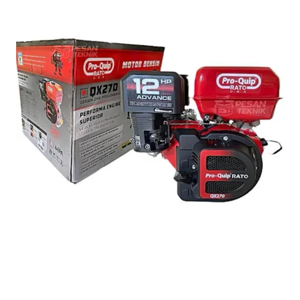 MESIN PENGGERAK SERBAGUNA PROQUIP QX270 12HP ENGINE TERBAIK