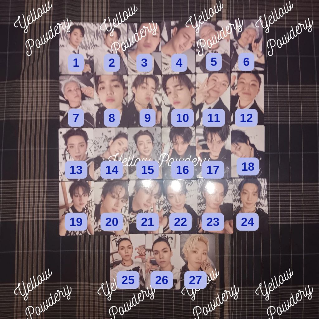 RANDOM SELFIE PHOTOCARD RPC ALBUM HAPPY BURSTDAY DAREDEVIL CARAT SEVENTEEN SCOUPS JOSHUA JUN WONWOO 