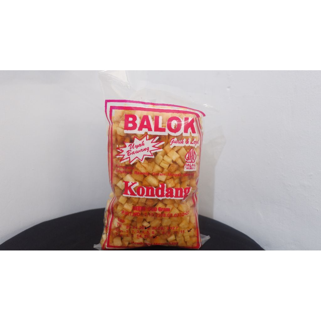 

Singkong Balok Kondang 500gr – Kripik Kotak Dadu Gurih Rasa Uyah Bawang
