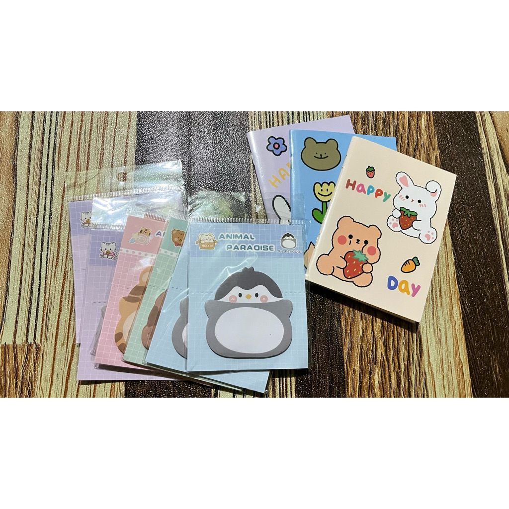 

STICKY NOTES DAN BUKU KECIL KARAKTER HEWAN LUCU // MEMO TEMPEL KATAKTER HEWAN LUCU // MEMO KECIL LUCU GEMOY