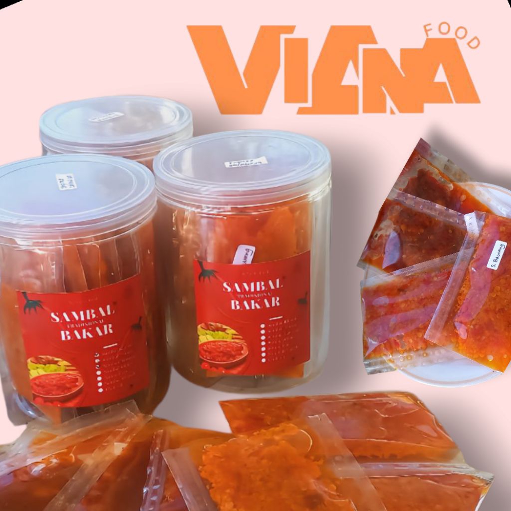 

Vianafood Sambal Sachet Sambel Klotok ikan asin
