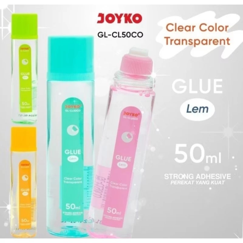 

JOYKO Lem Cair Transparan Clear Color Transparent Glue GL-CL50CO
