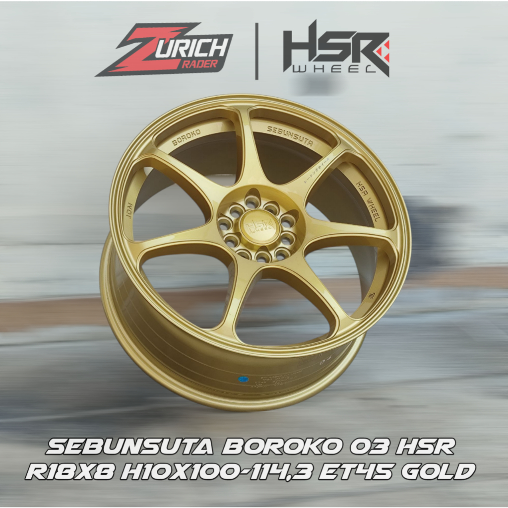 Velg Hsr Wheel Ring 18 Sebunsuta Untuk Mobil Xforce Hrv Kona Harier Yaris Cross Xpander