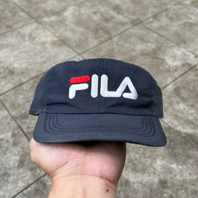 Vintage Hat Fila Logo SnapBack Adjustable