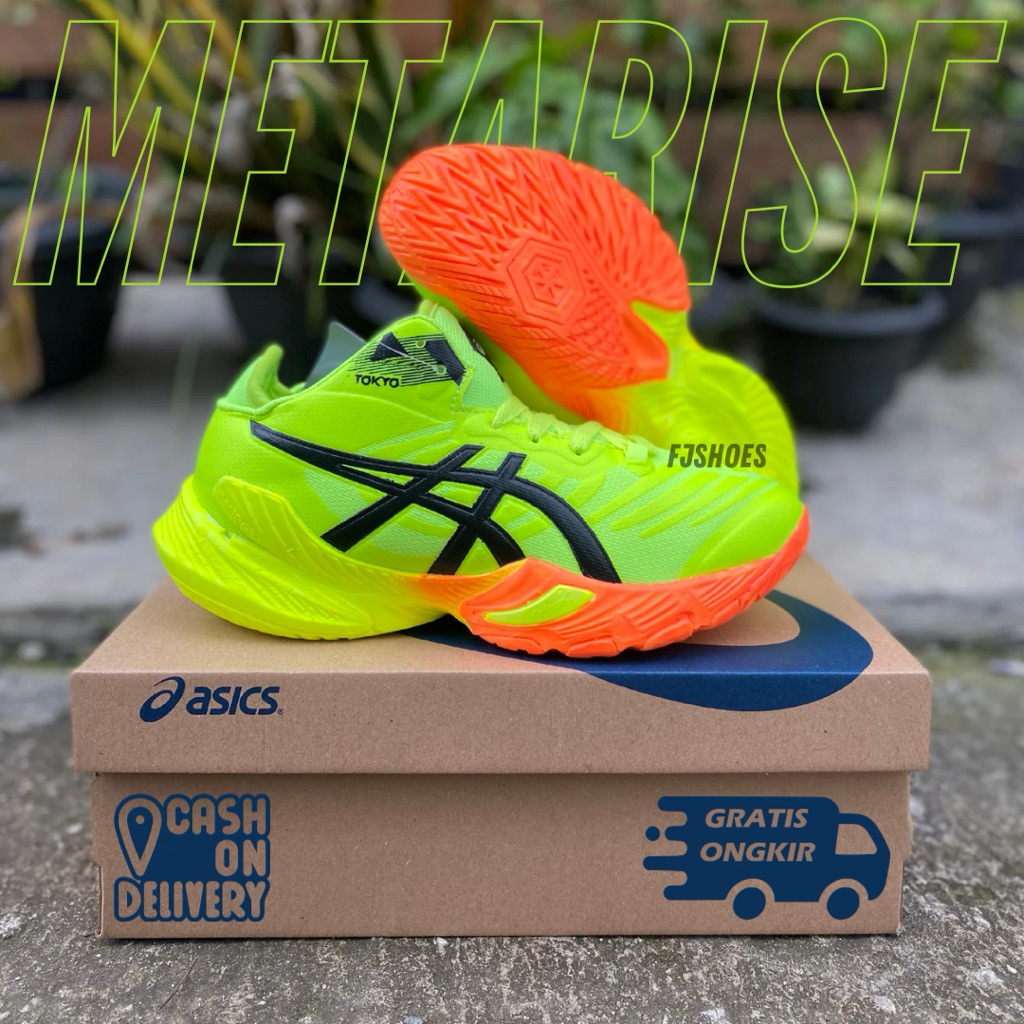 Sepatu Volly Asics Metarise Sepatu Olahraga Tennis Pria