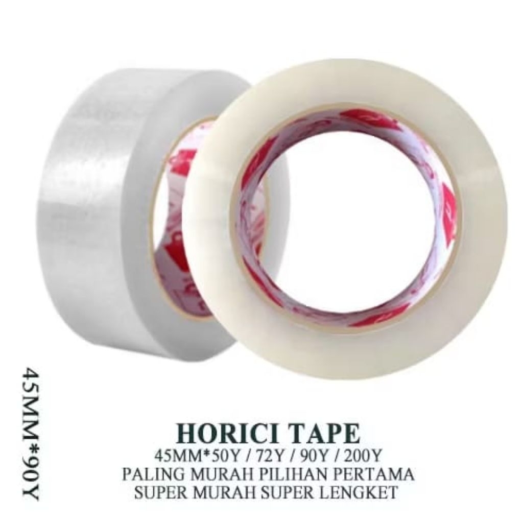 

Lakban Bening 90Yard Isolasi selotip clear tape Daya Lengket kuat lakban coklat