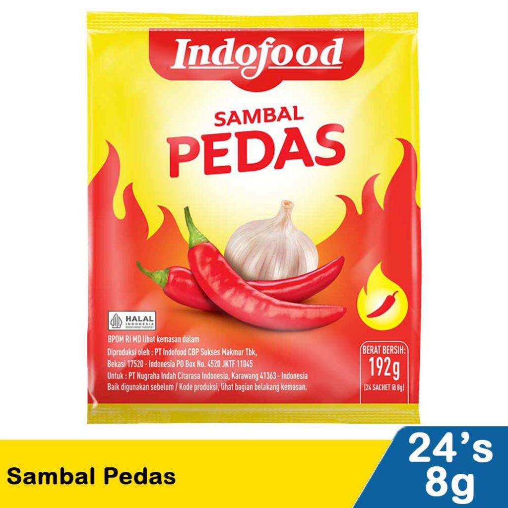 

Indofood Sambal Pedas 24x8g