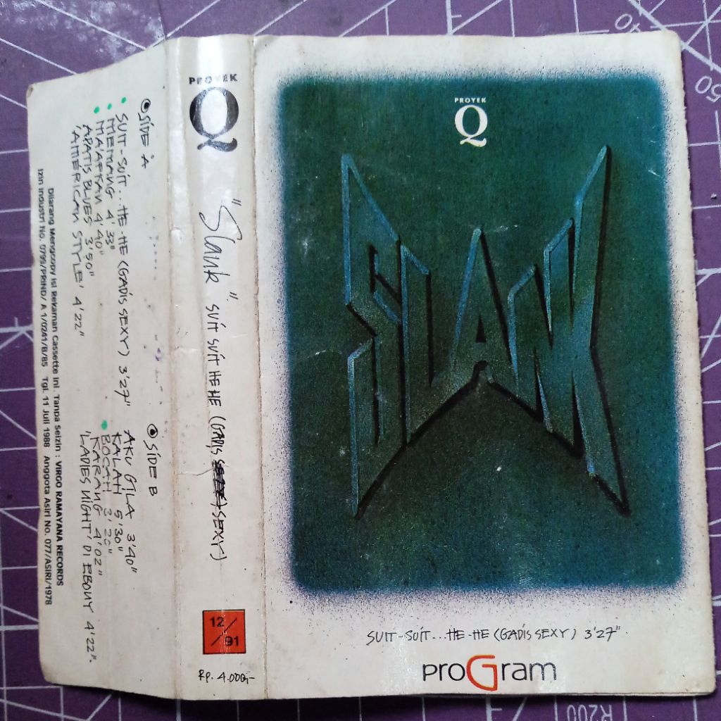 kaset pita slank 1 suit suit hehe