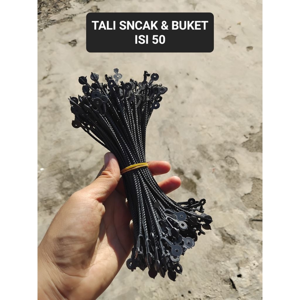 

[ ISI 50 ] TALI PELINTIR UNTUK SNACK & JINTINGAN BUKET