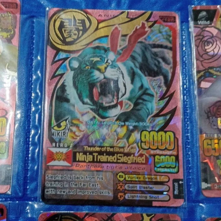 kartu animal kaiser ninja trained siegfried evo 3 ultra rare original
