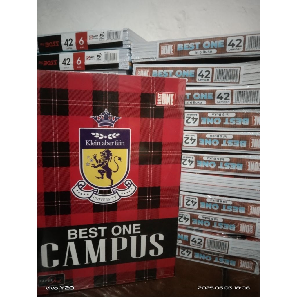 

Buku Tulis BEST ONE CAMPUS isi 42 Lembar