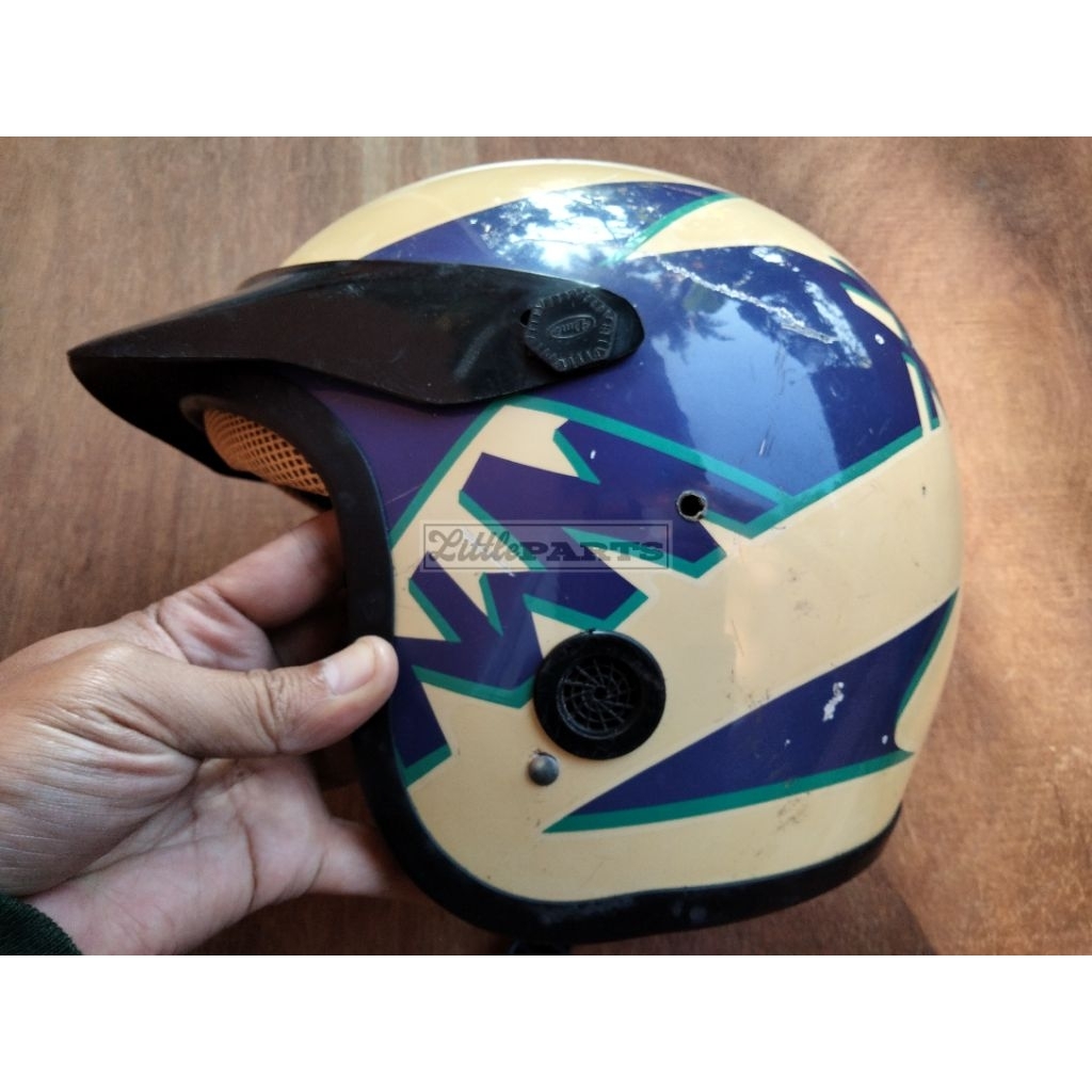 Helm Yamaha jadul helm Yamaha force1 Alfa F1z Alfa rxking ori original second bekas
