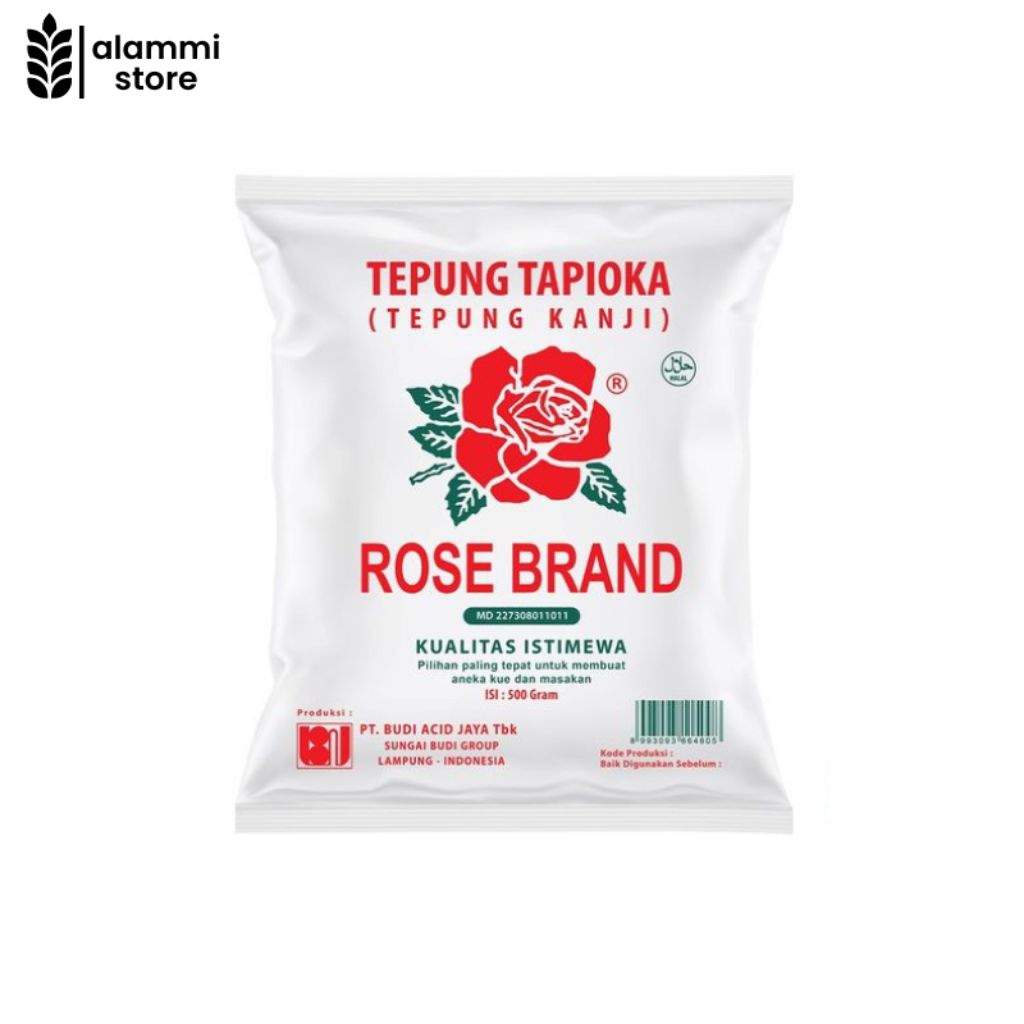 

Tepung Tapioka Tepung Kanji Rose Brand 500 gr
