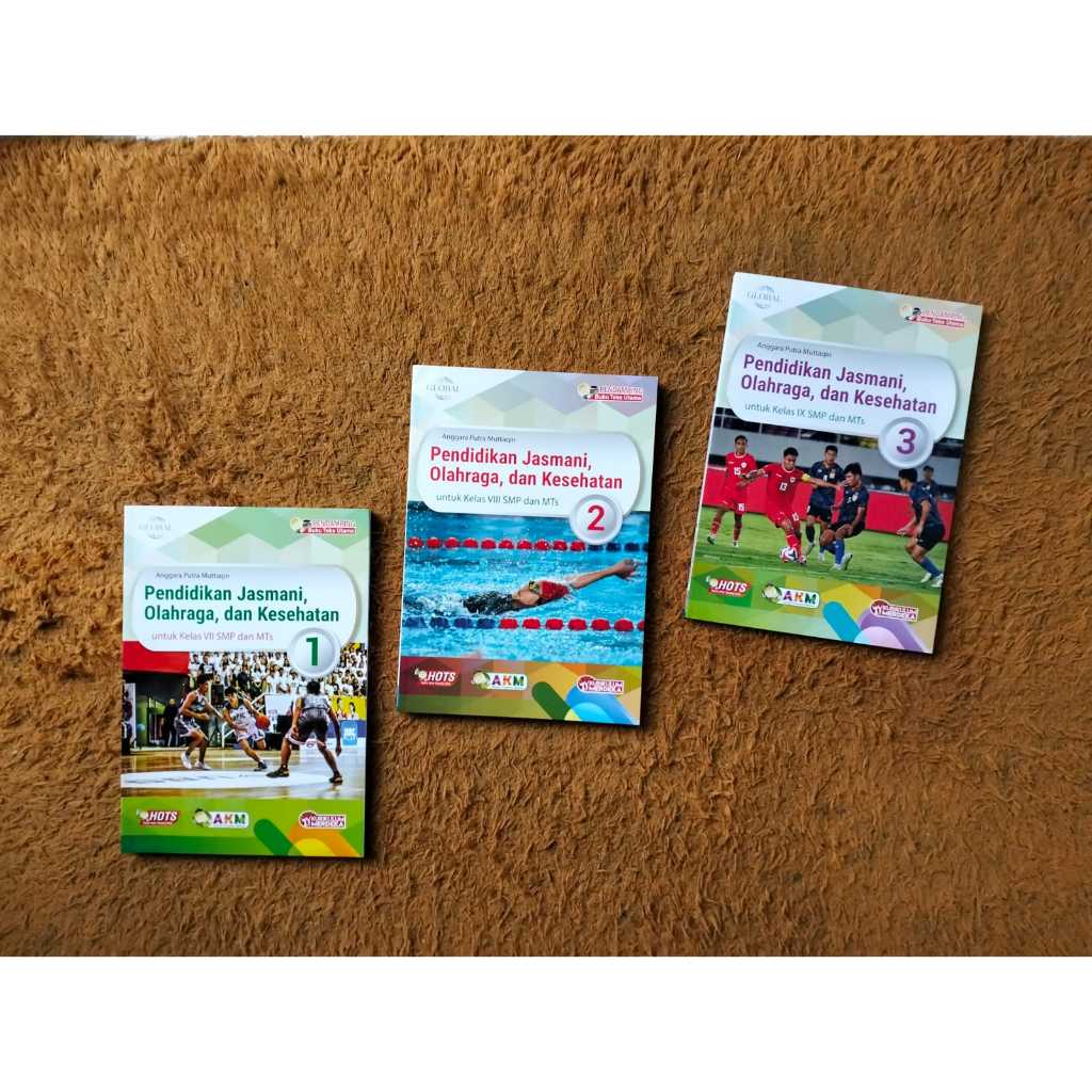 Buku PJOK SMP Kelas 7 8 9 Global Tiga Serangkai Kurikulum Merdeka