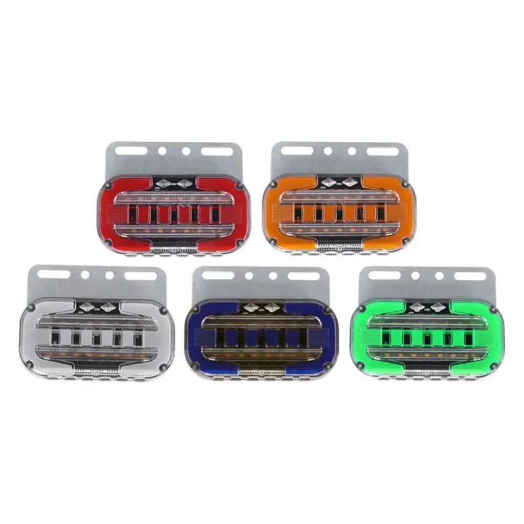 Lampu Samping Truk LED 24V Waterproof, Lampu Peringatan Area Kerja & Parkir