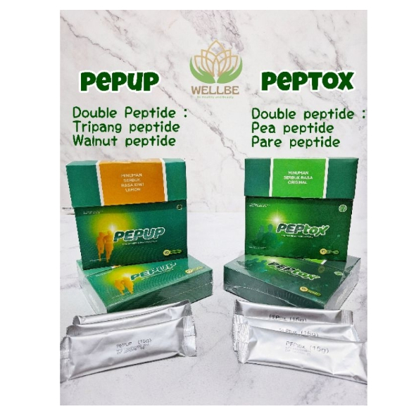 PEPUP Double Peptide Tripang Peptide & Walnut Peptide