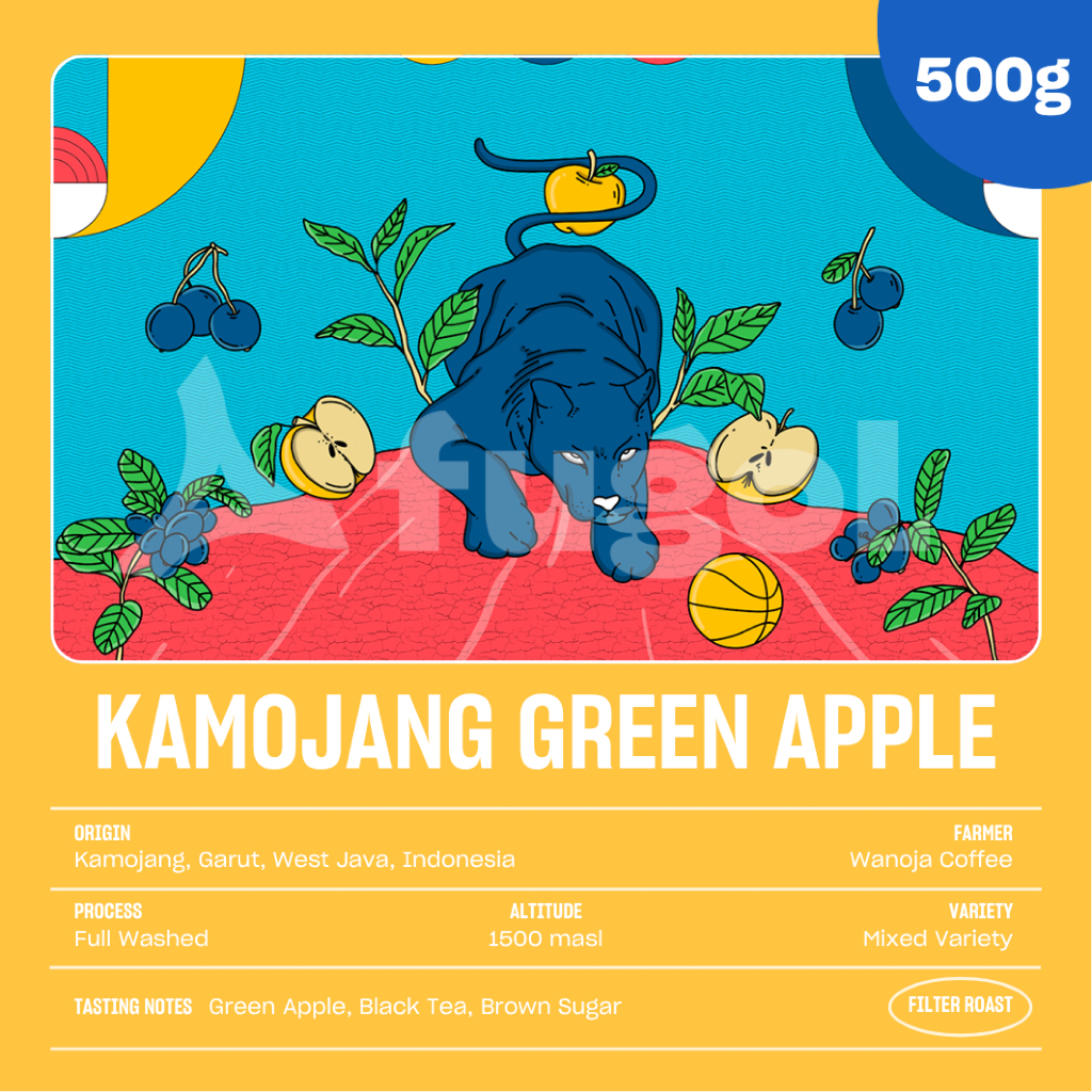 

Kopi Arabika KAMOJANG GREEN APPLE (500 gr) Single Origin Specialty Coffee Arabica