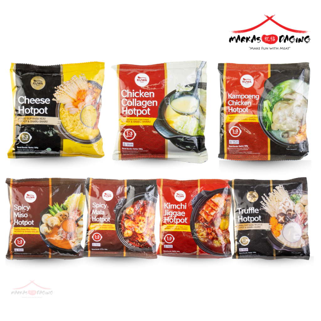 

KUWA Hotpot Collection | kuwa Kuah\kaldu Hotpot praktis 100gr - Markasdaging
