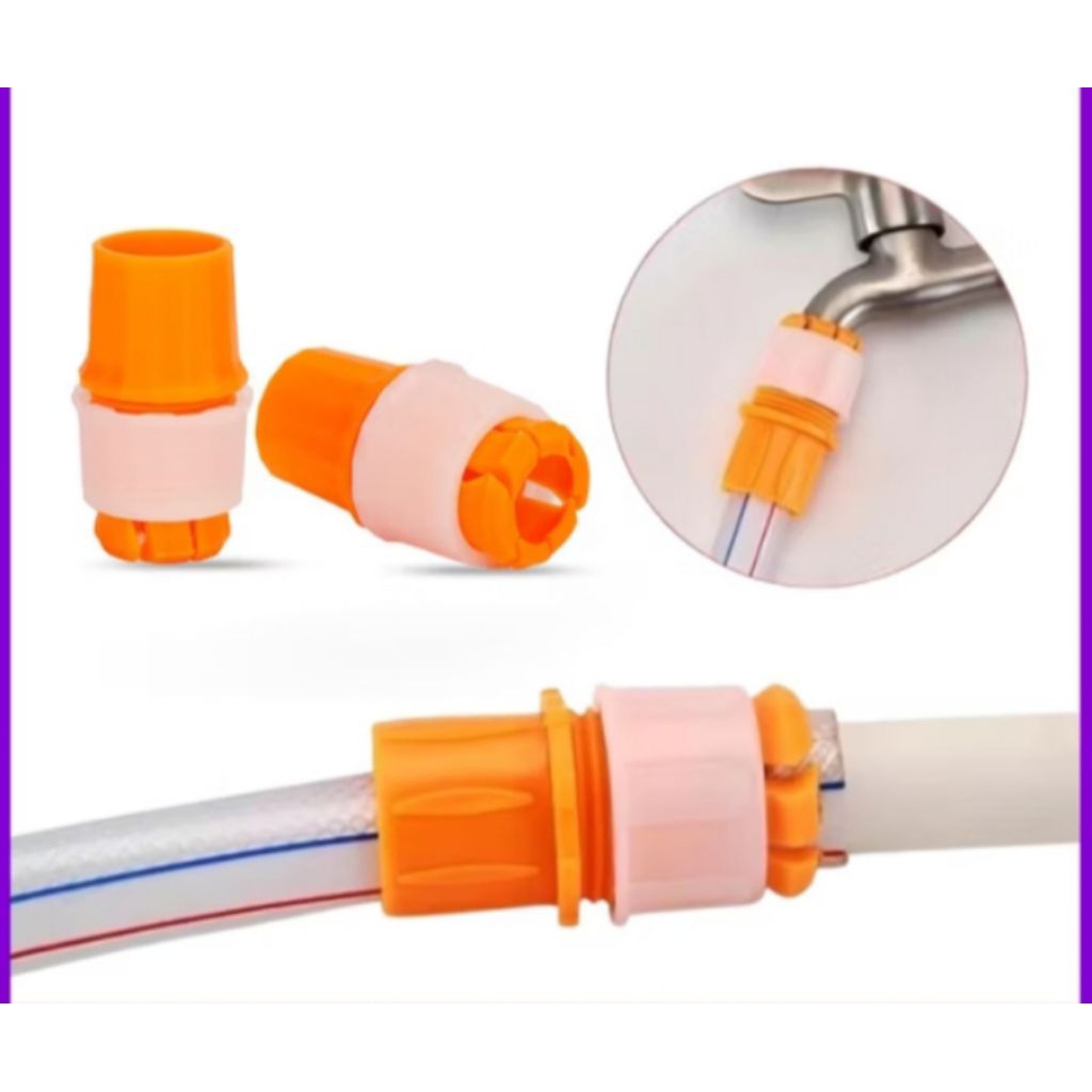 Konektor Selang Keran Air Sambungan Selang Air Flexible Alat Sambung Keran Selang