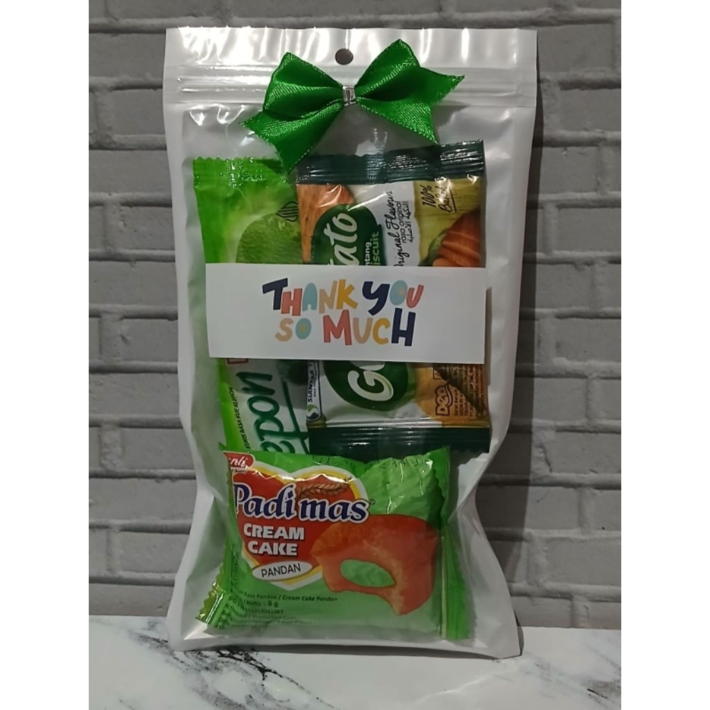 

Gift Snack Mini Hijau KeciL / Hampers Camilan KeciL