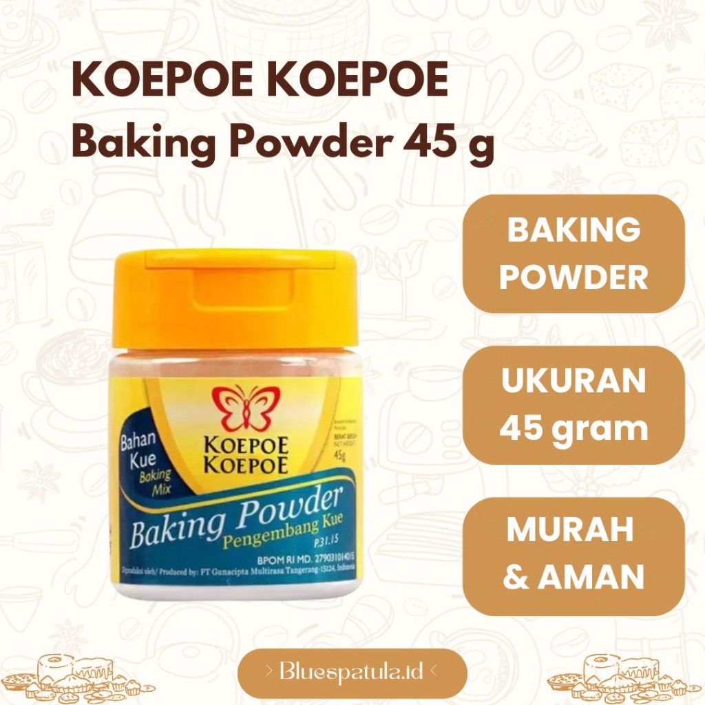 

Baking Powder Kupu-Kupu / Baking Powder