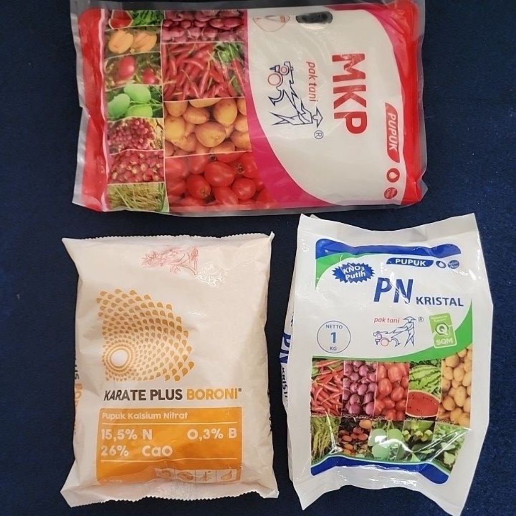 MKP + KNO 3 + BORONI / Pupuk Pembuahan Komplit 3kg