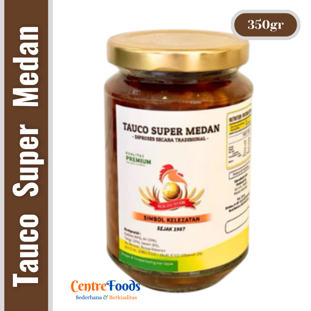 

Tauco Super No.1 Medan - Tauco Super Medan Cap BOLDU AYAM | 350gr [ Harga Per BTL ]