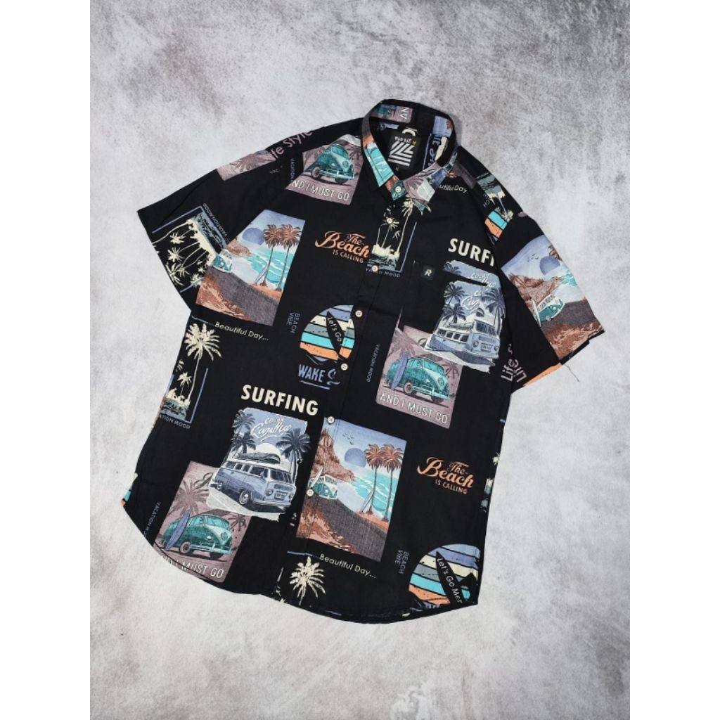 [ PART 1 ] - KEMEJA RAYON MOTIF | KEMEJA PRIA MOTIF TERBARU | KEMEJA RAYON TERBARU