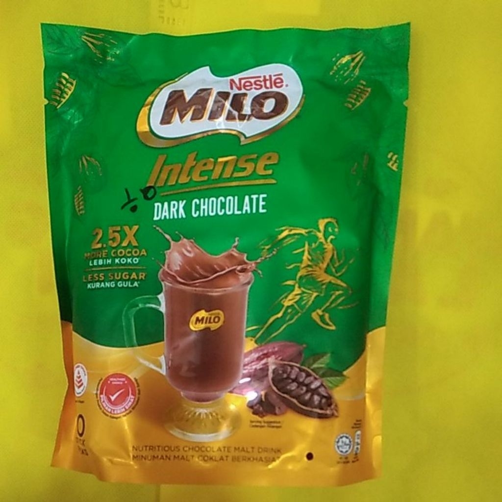 

Milo intense dark chocolate