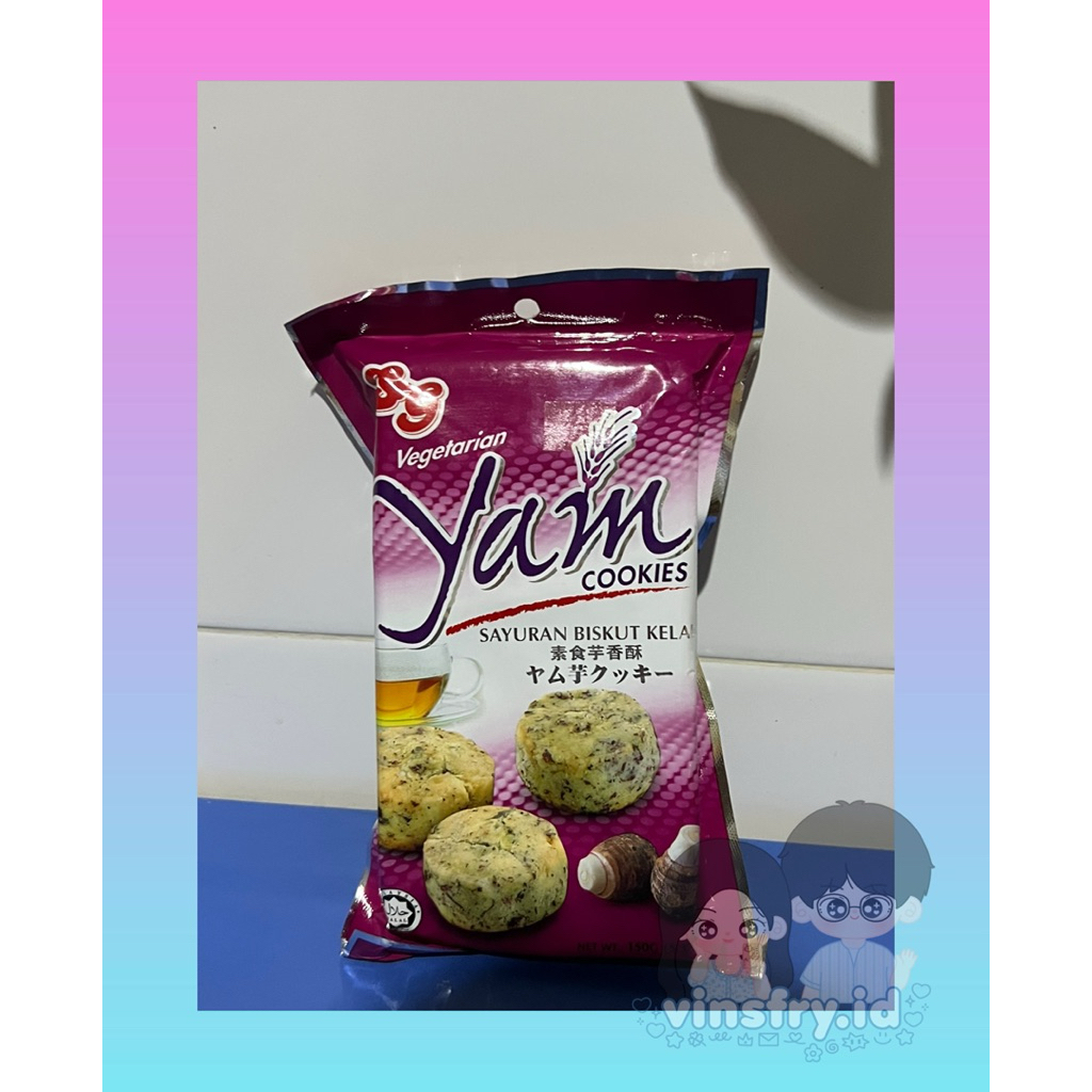

Yam Vegetarian Cookies Sayuran Biskuit Keladi 150gr Malaysia
