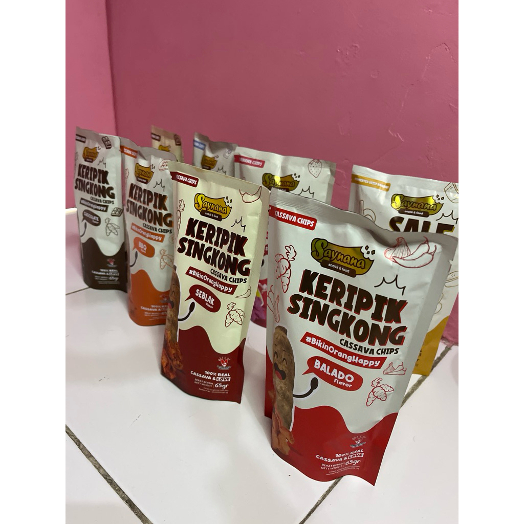 

kripik pisang dan singkong