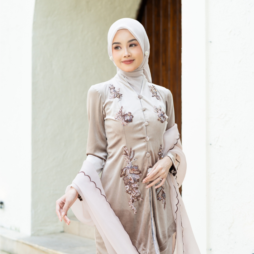 MYLYF OFFICIAL - JAUZA DRESS - SPAN - PANJANG - RESEPSI LAMARAN PREWED LEBARAN BUKBER - WANITA MUSLI