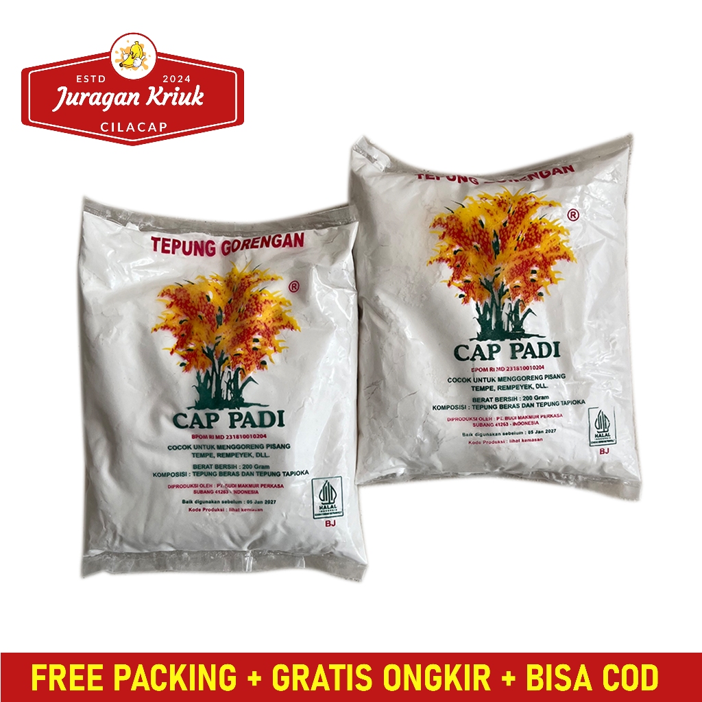 

1KG TEPUNG GORENGAN CAP PADI COCOK BIKIN PEYEK